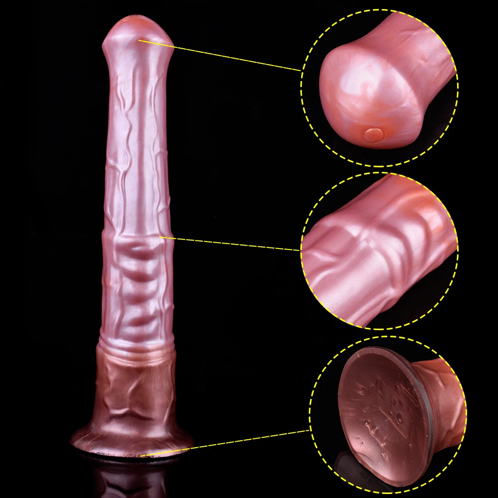 FAAK Silicone Fantasy Giant Horse Dildo With Sucker Multi Color Big Animal Penis Long Anal Sex Toys For Women Men Erotic Product