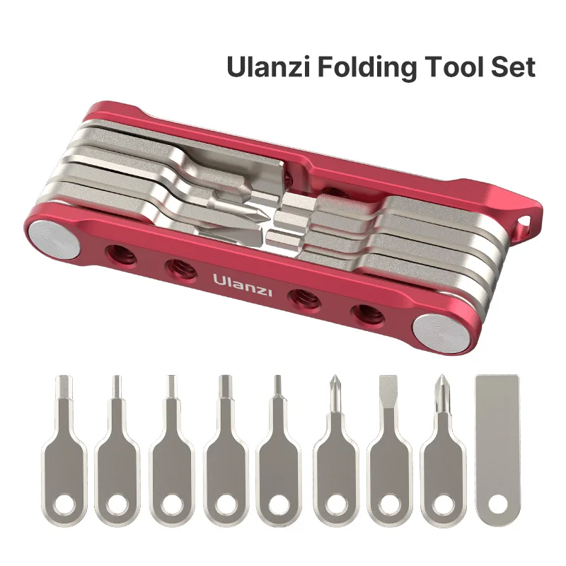 Ulanzi CM029 9 in 1 Universal DSLR Camera Rig Folding Tool Set With Screwdrivers And Wrenches with 9 Functional Tools