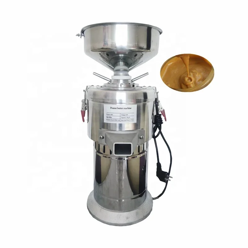 Most Popular Stainless Steel Sesame Peanut Butter Making Machine Colloid Mill Tahini Grinding Maker Grinder