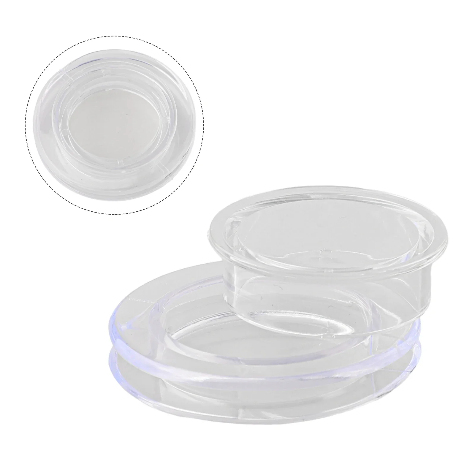 2PCS Garden Table For Parasol Umbrella Hole Ring Cap Desk PVC Round Cable Hole Cover For Glass Outdoors Patio Table Accessories