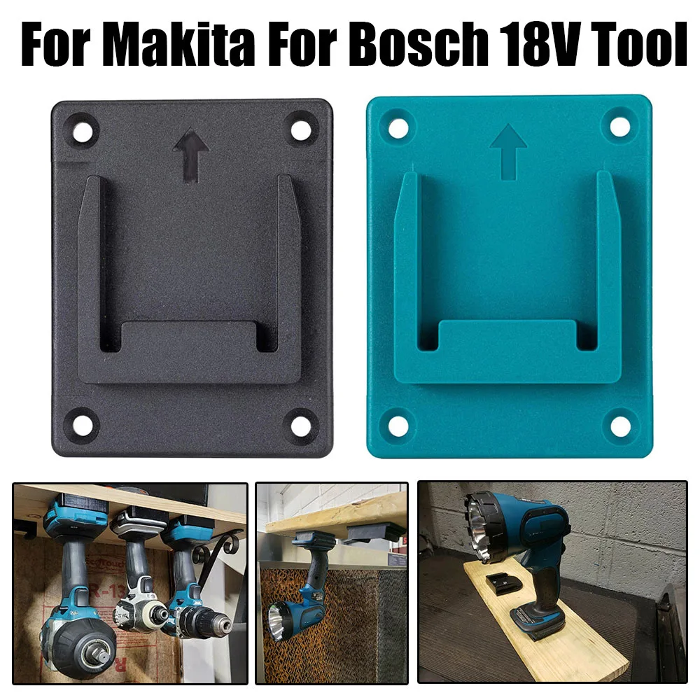 5/10Pcs Battery Storage Rack Battery Holder Case & Tool Holder Dock Mount for Makita/Bosch 18V Wall Mount Fixing Devices