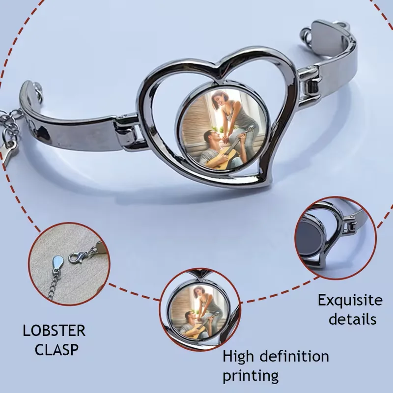 Custom picture bracelets, delicate and unique, are the latest choice for gifts or daily wear