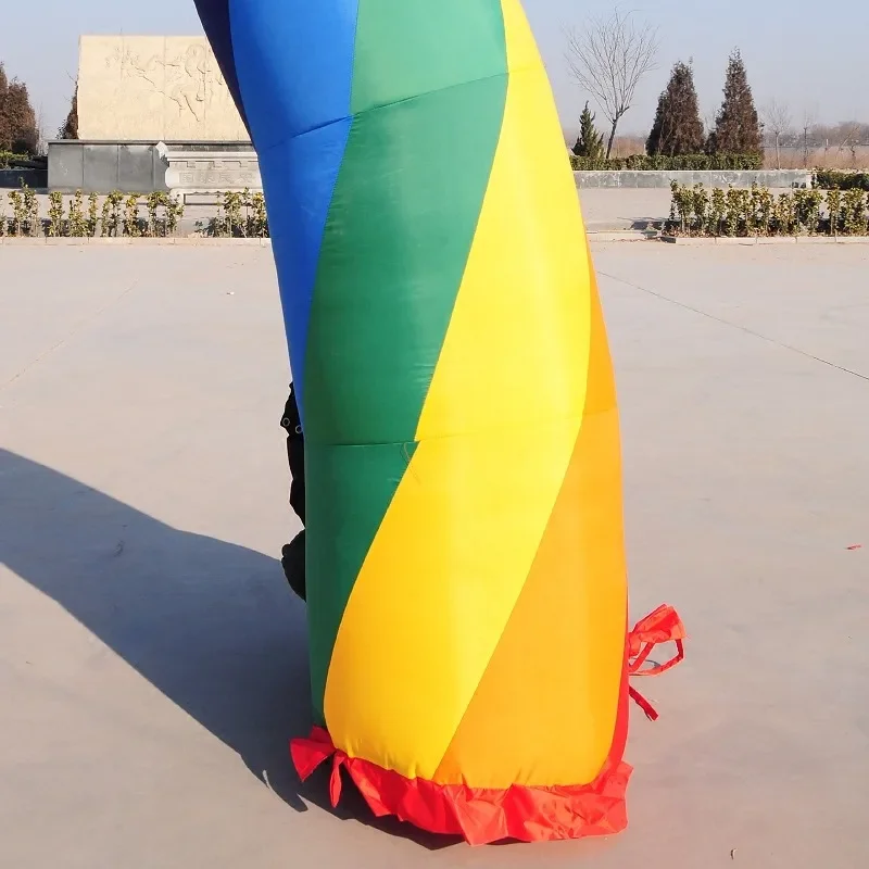 NF 6M Inflatable Arch Air Door Colorful Rainbow Arch for Opening Wedding Kids Celebration Event With Blower