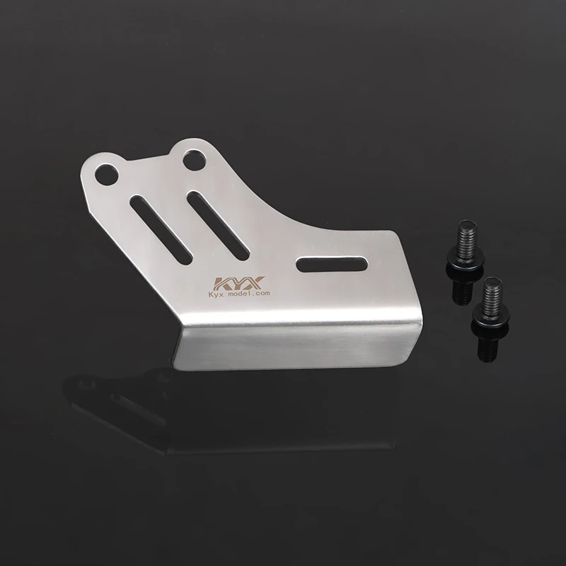 KYX Racing Stainless Steel Rear Chain Guard Upgrades Parts Accessories for 1/4 RC Motorcycle Losi Promoto-MX