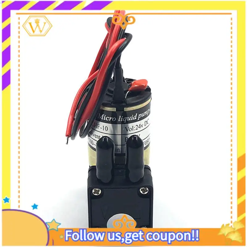 Latest-4X Pressure Motor Ink Pump Indoor And Outdoor Photo Machine Suction Pump Liquid Pump 24V Diaphragm Pump