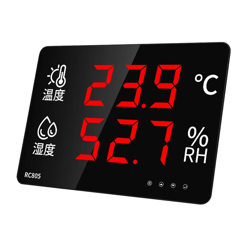 Industrial Temperature Humidity Meter Digital LCD Display OEM/ODM Customizable for Greenhouse Swimming Pool External Monitor-in