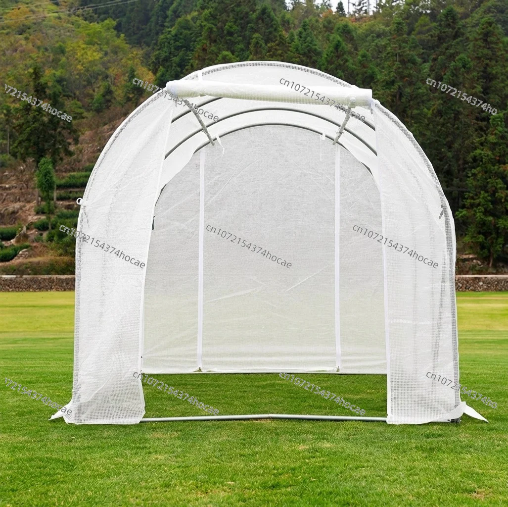 The whole set of small flower room, home gardening,steel structure galvanized pipe balcony, garden greenhouse shed