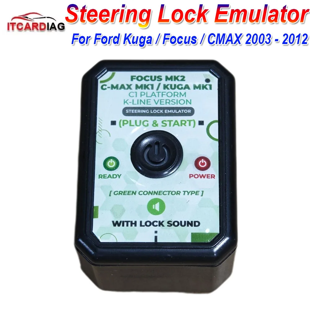 For Ford Kuga / Focus / CMAX 2003 - 2012 Steering Lock Emulator With Sound Plug and Play Steering Column Lock Emulator