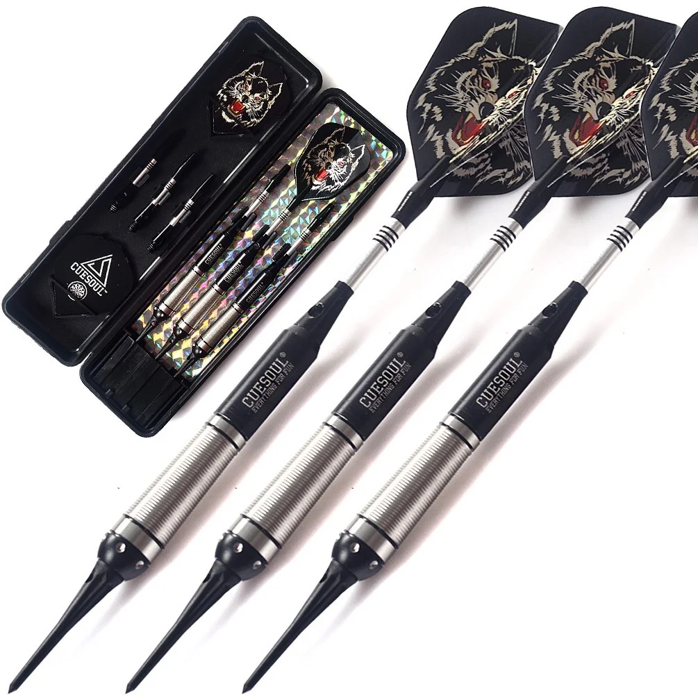 

CUESOUL SkyWolf Series Professional Dart Set Soft Tip Darts 18g Darts 3 pieces