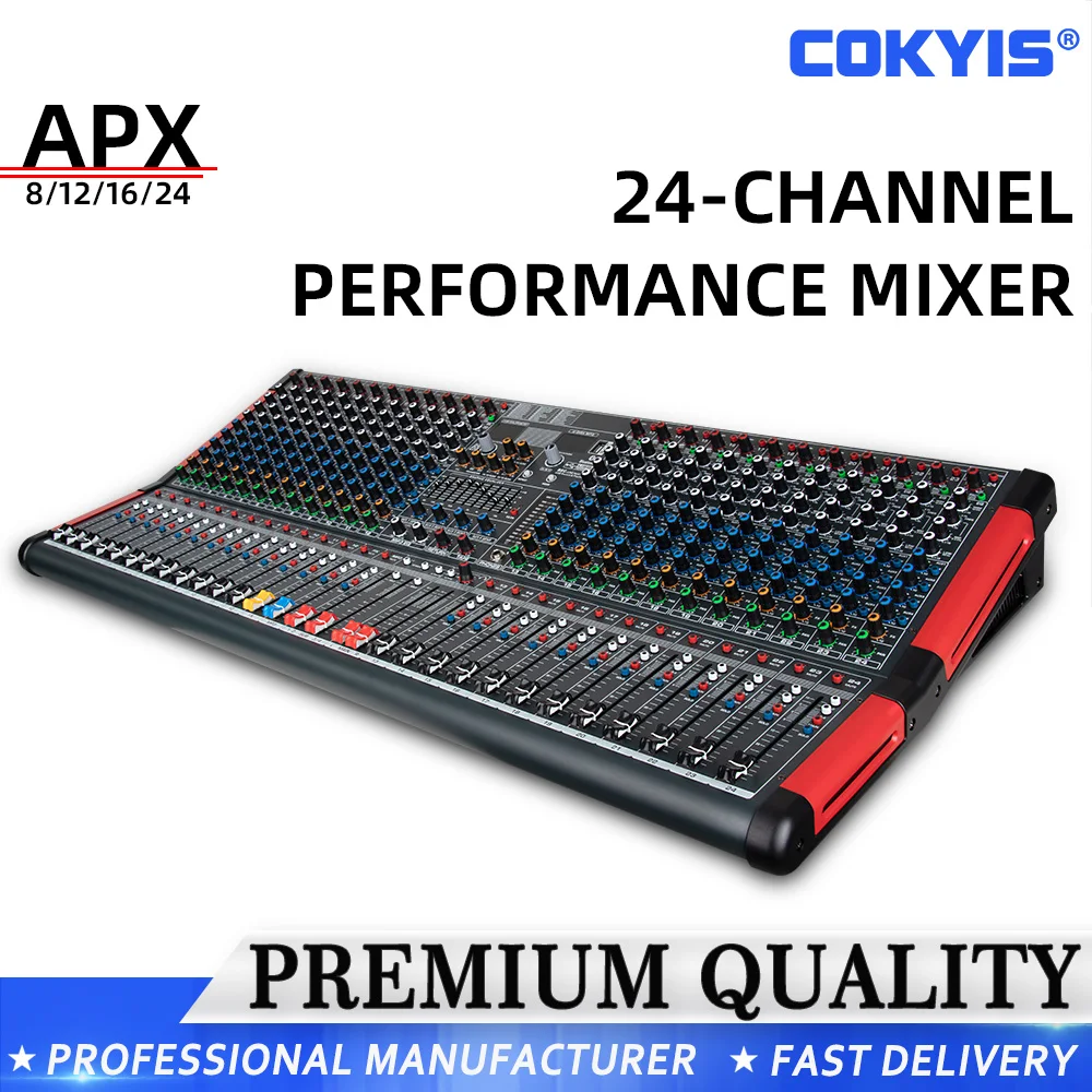 Digital Mixer 24 Channel Mixer Stage Performance Bluetooth Professionele Audio Mixer 24 DSP Effect USB MP3 sound mixer original