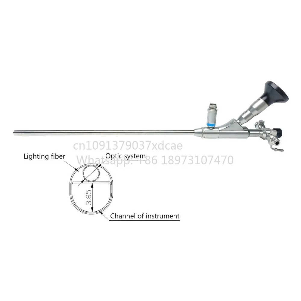 2026 New Camjoy TS102A 19Fr Transcutaneous Nephroscope Set 12 Degree . Rigid Endoscope For PCNL Surgery