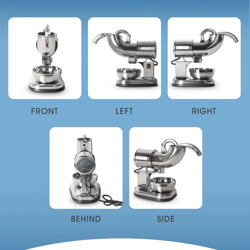 110V / 220V Eisbrecher Elektrischer Eisrasierer Schneekegelmaschine Slush Maker DIY Eismaschine für den privaten und gewerblichen Gebrauch