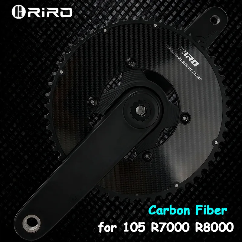 

110Bcd Bicycle Crankset 50-34T 52-36T 53-39T 54-40T 11/12S Chainring for Shimano Carbon Fiber Road Bike Crank Set Cycling Parts