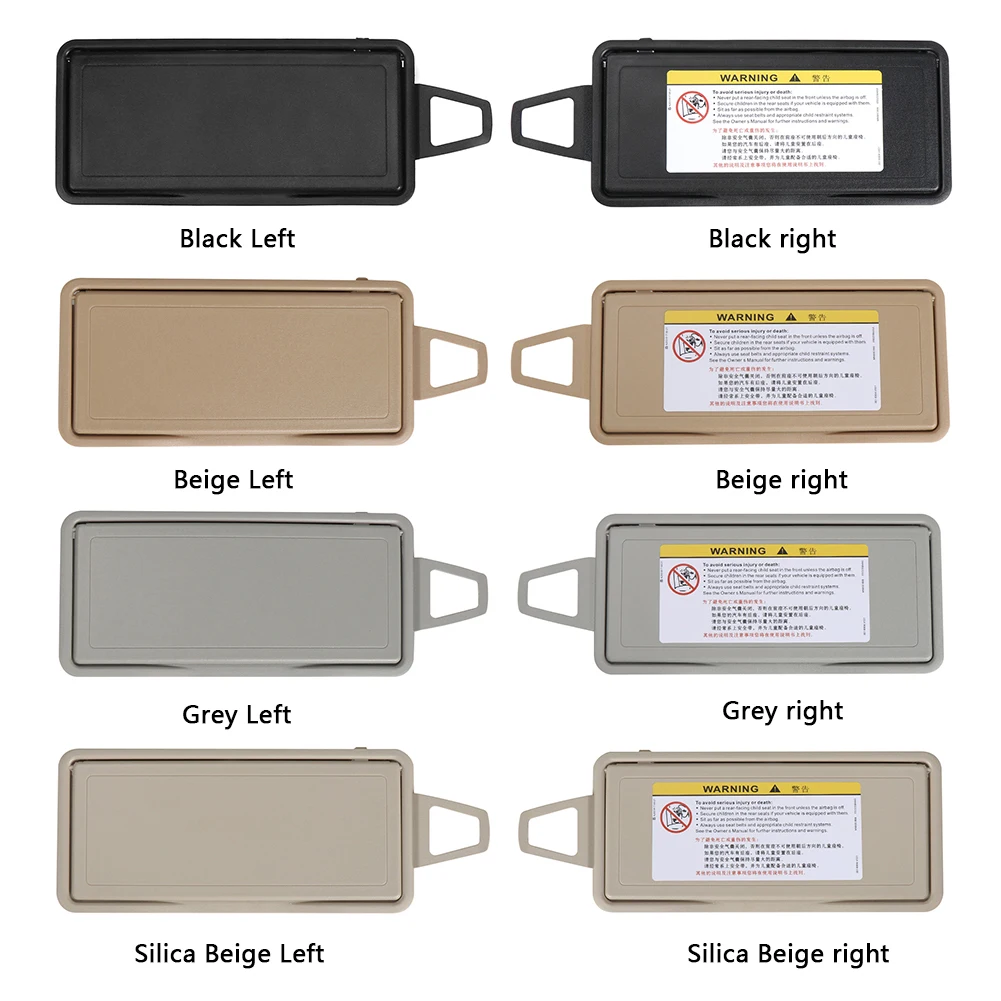 

Sun Visor Vanity Mirror Cover Makeup Cosmetic Mirror Cover Sunshade Vanity Mirror Cover for Mercedes Benz S Class W220 1998-2005