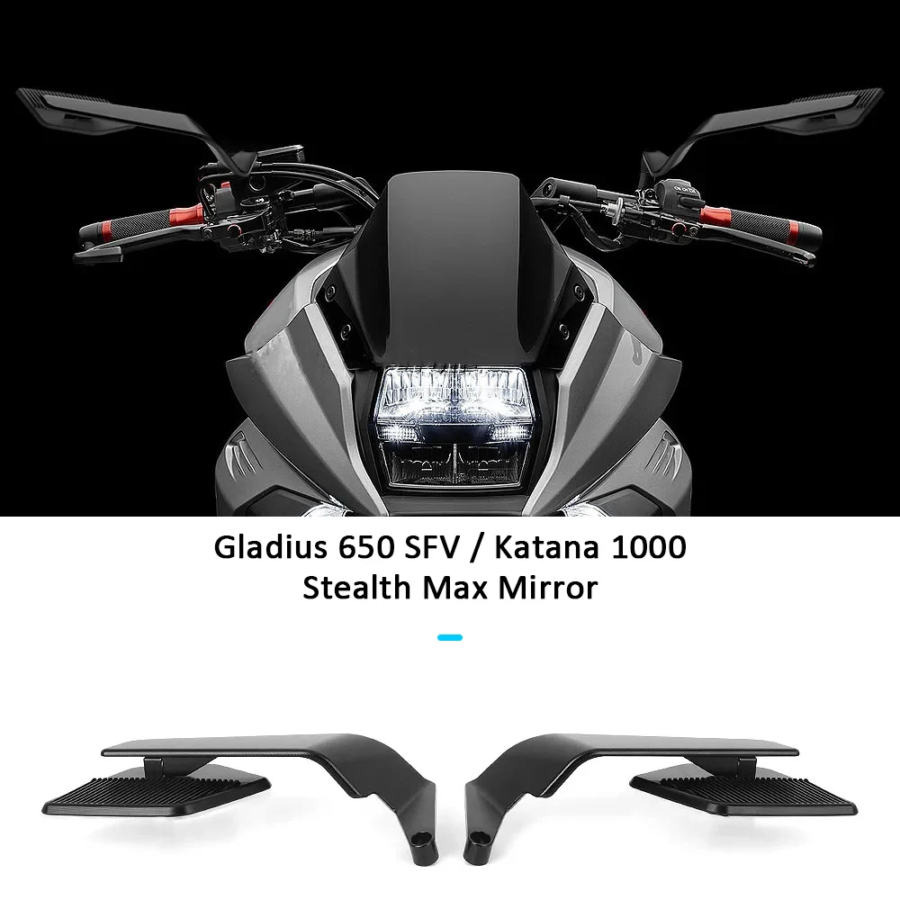

Регулируемые зеркала для вращения Katana 1000 2019 2020, мотоцикл для Suzuki Gladius 650 SFV 2009-2015, комплекты зеркал Stealth max