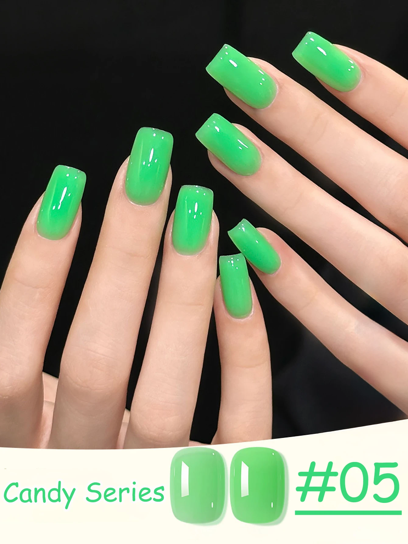 1 pçs psk colorido vidro doce série de papel gel unha polonês 2025 nova rosa dopamina verde azul roxo arte do prego suprimentos