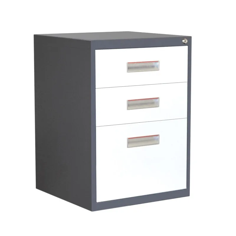 

Under the desk file cabinet Office information storage Iron with lock drawer activity Low cabinet Bedside storag