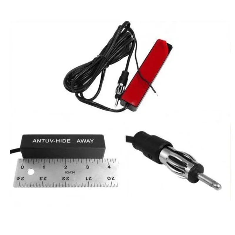 

Universal Car Hidden Amplified Antenna Kit 12V Electronic Stereo AM/FM Radio New