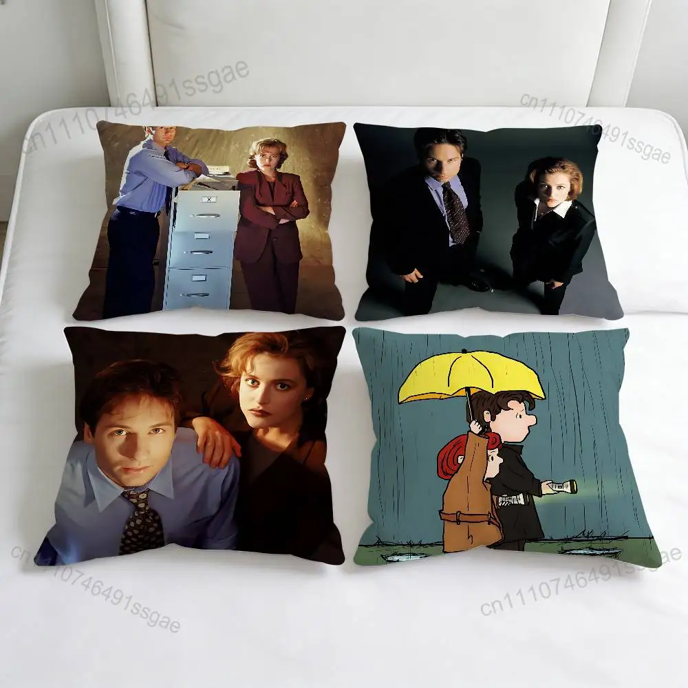 

The Fantastical X-X Files Cool Fashion Square Pillow Case Durable Throw Pillow Cover for Sofa Couch Chair