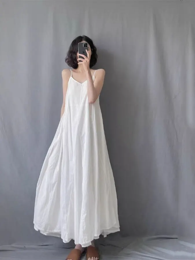 Vestido Midi F em Camadas Duplas Preto e Branco com Saia Psada em Folhas, Tamanho ande, Estilo A-Line