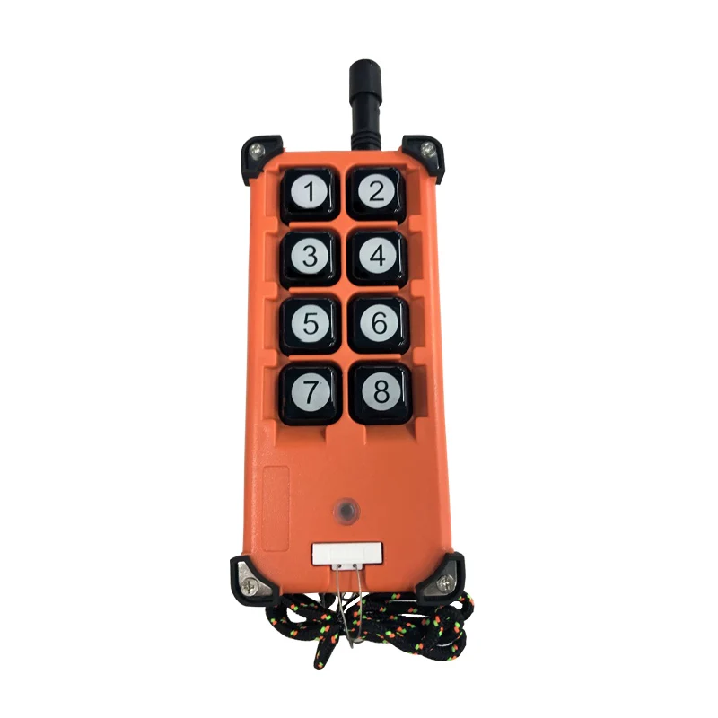 433MHZ 3000m Industrial DC 12V 24V 36V 8CH RF Wireless Remote Control Overhead travelling crane System Receiver Suckers antenna