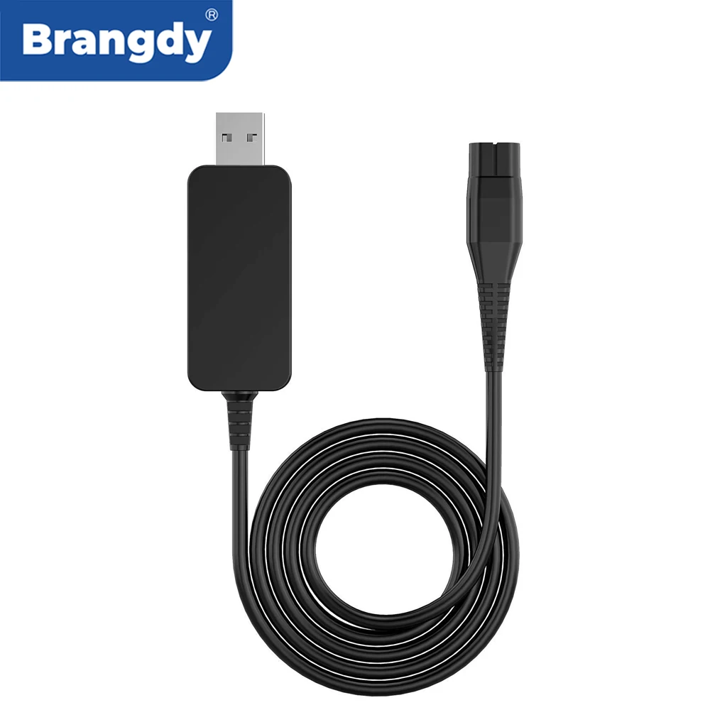 Brangdy 4.3V USB Charger Cable Compatible with Philips Norelco OneBlade QP2520 QP2620 QP2515 QP2510 MG3740 Electric Shaver