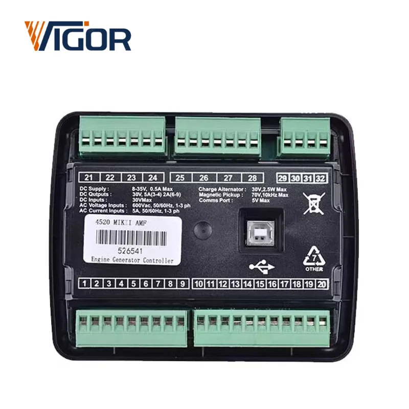 DSE4520 MKII Original Deep Sea Generator Controller Auto Mains Failure Control Module Genset Parts DSE 4520 MKII