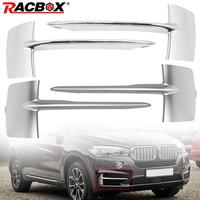51117303113 51117303114 Front Bumper Grille Trim Molding Chrome/Matte Silver for BMW X5 F15 35i 35ix 35dx 40ex 2014-2017 LH RH