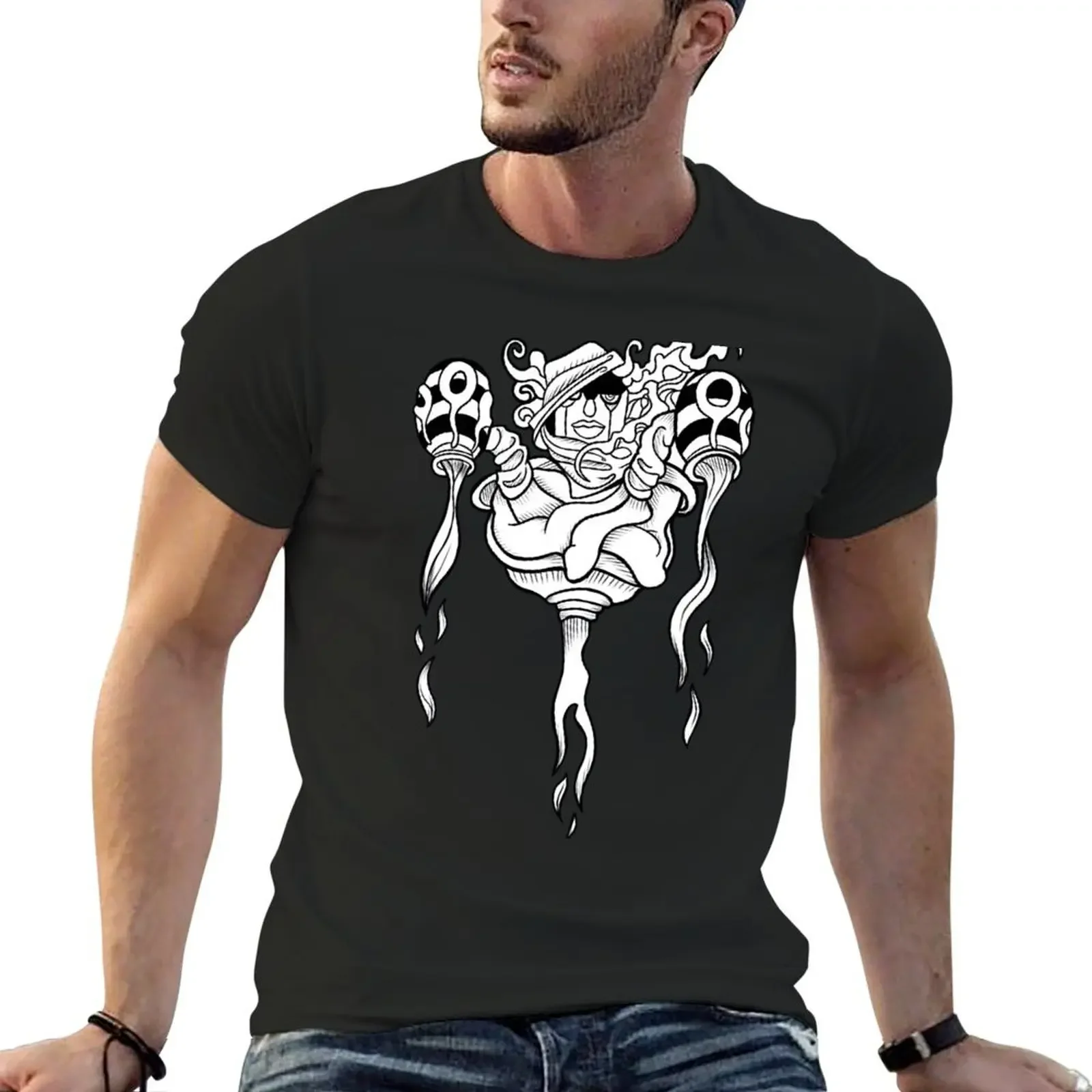 The most powerful stand T-Shirt shirts graphic tee animal prinfor boys plain black t shirts men