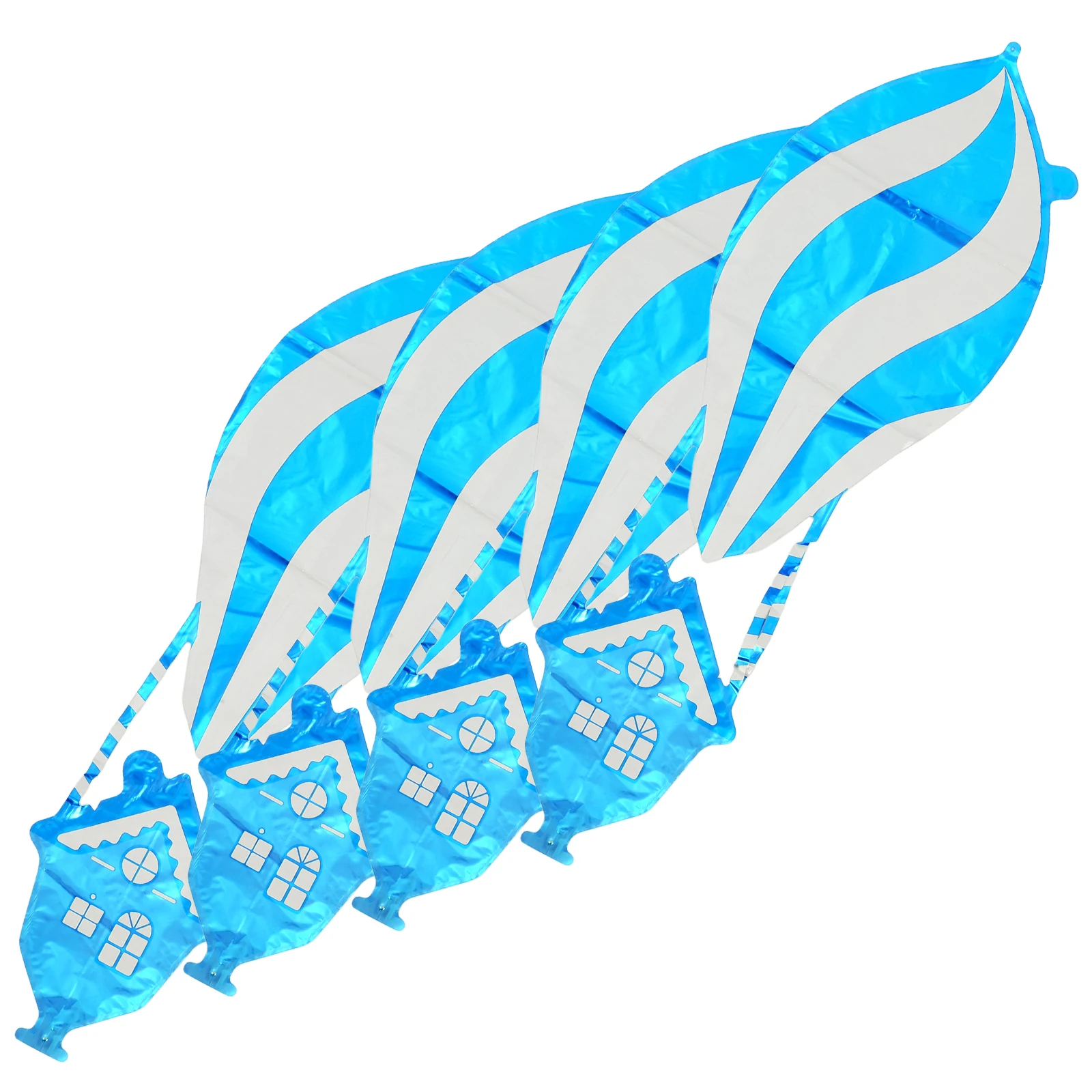 

4 pcs Hot Air Balloon Aluminum Film Centerpieces Reusable Decorations for Birthday Party Child Festive Celebrations