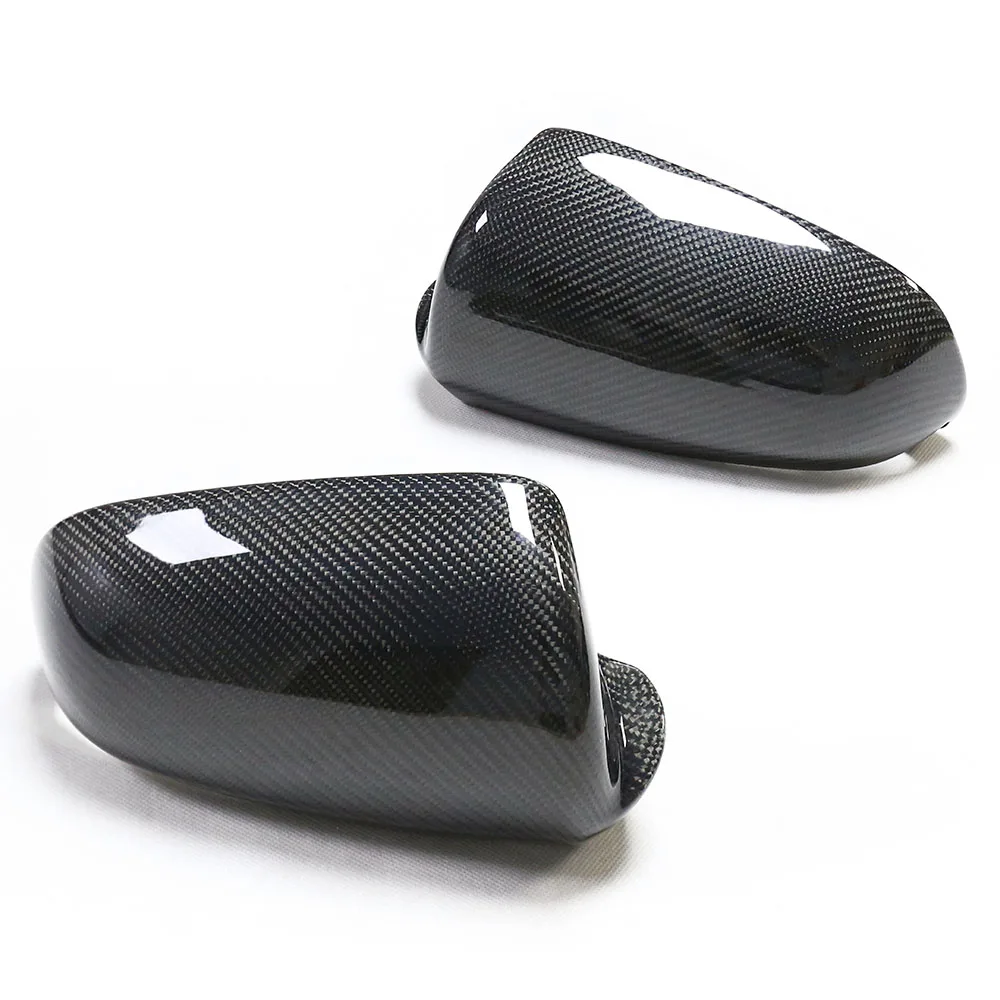 

Long-Lasting FORAudi A3 S3 A4 B7 A6 S6 Rearview Mirror Cover Real Carbon Fiber