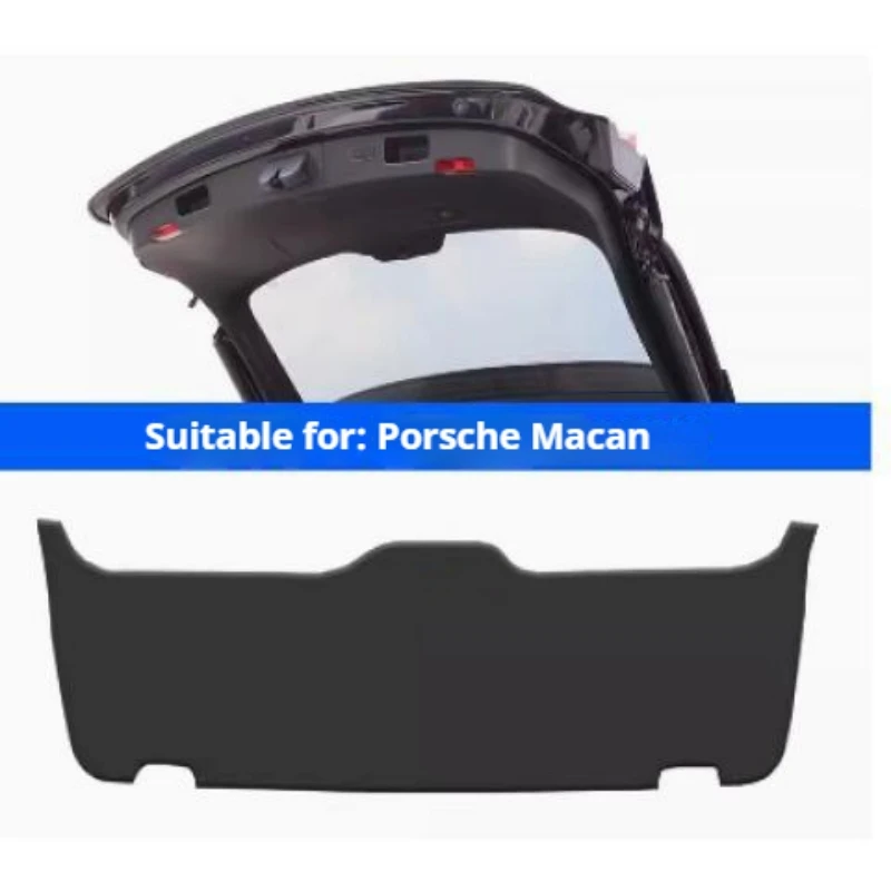 

For Porsche Macan Trunk Tailgate Guard Pad Leather Rear Trunk Door Protective Anti-dirty Pad Car Interior Accessories