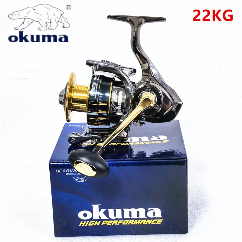 Imagem -02 - Okuma-full Metal Wire Cup Roda de Pesca Tambor Rotativo Roda de Giro 10007000 13 Mais Rolo Zhuhai 22kg Resistência