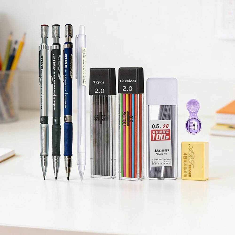 Набор механических карандашей  – обзор и цена Staedtler Pencil Lumocolor