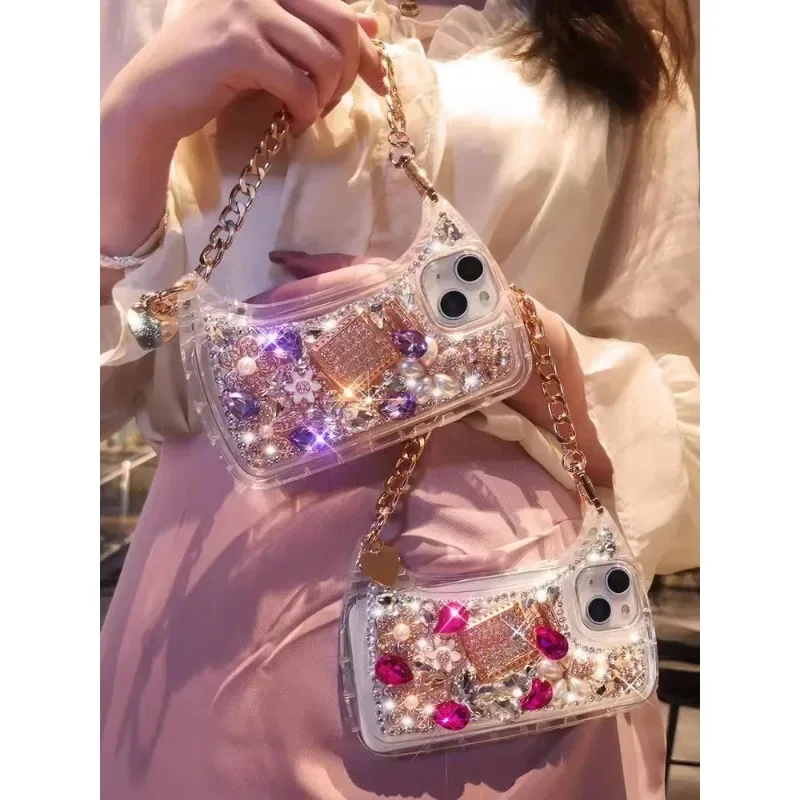 Luxury Diamonds Series Phone Case for iPhone, 15Pro, 12Pro, 13, 14Plus, 15Plus Pro Max