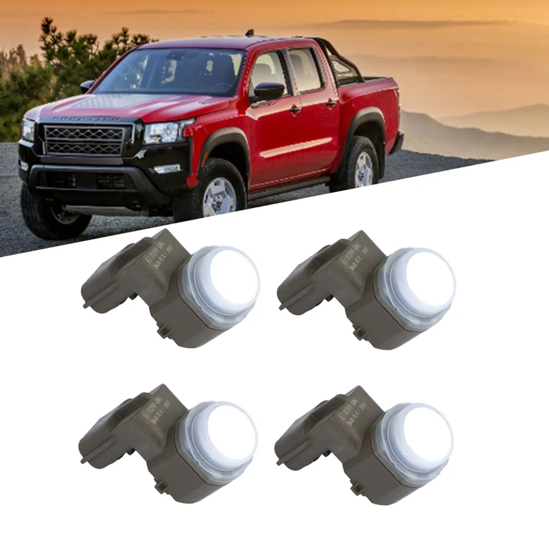 4PCS Car Reversing Radar PDC Sensor Car Parking Distance Assist Sensors 28438-9UF1A For Nissan Frontier 2022-2024