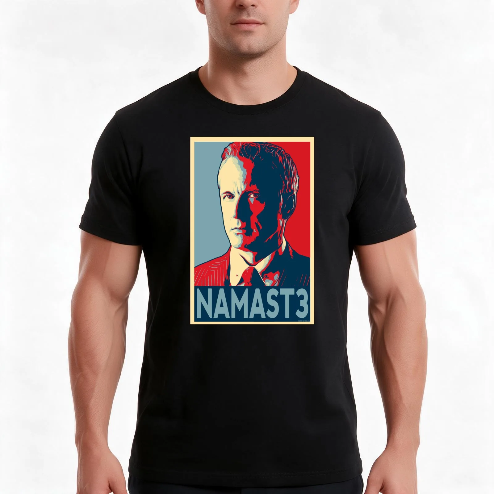 Howard Hamlin Namaste – Better Call Saul by CH3Media T-Shirt, Summer Casual Cotton Tee, Oversized Streetwear Tops, 100% Cotton