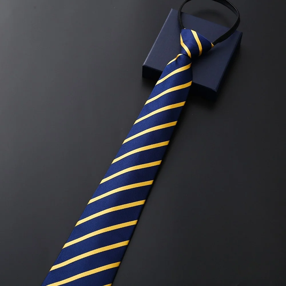Professionelle Herren-Krawatte mit Reißverschluss, 8 cm, für Business, formelle Anlässe, Arbeit, Mode, Herren-Krawatte für Meetings, Hochzeiten, Alltag. – Detail 14