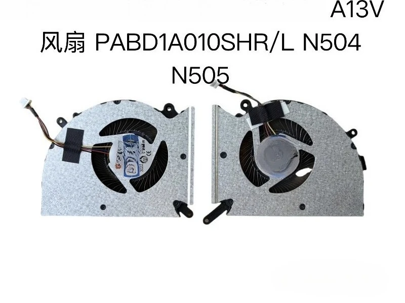 ... for MSI MS-17P2 Jueying 17 Studio A13V fan PABD1A010SHR/L N504 N505...