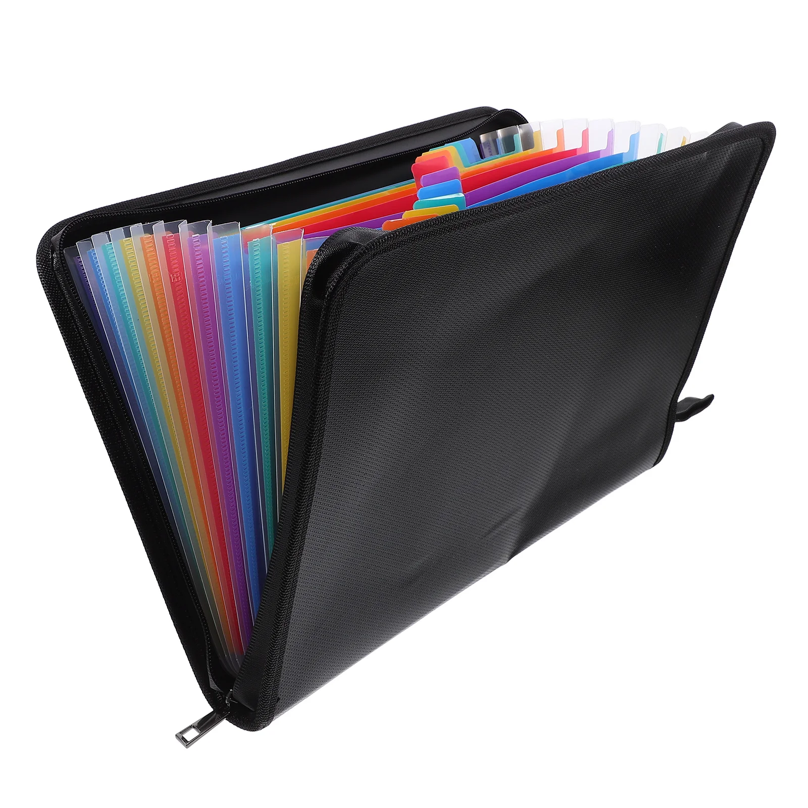 Expanding File Folder Accordion Design Portable File Organizer Receipt Holder Document Storage Bag Office Multi-Function Folder