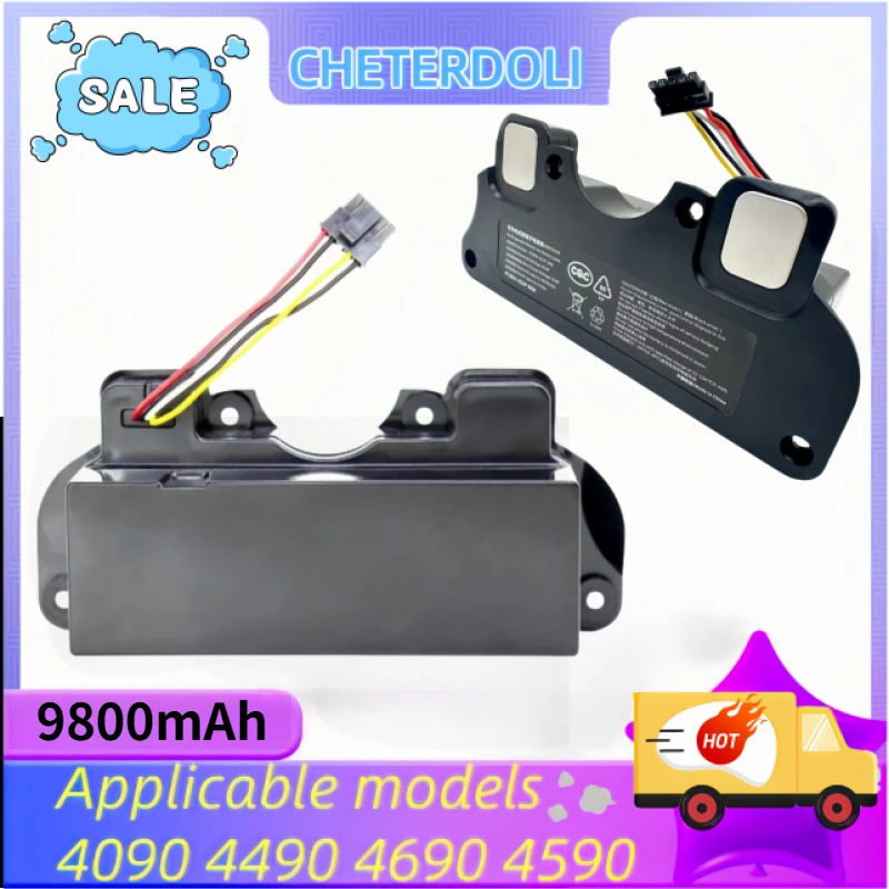 

Replacement Battery 14.8V 9800mAh for Cecotec Conga 4090 4590 , Brand New Li-ion Battery Pack for Robot Vacuum Cleaner Parts