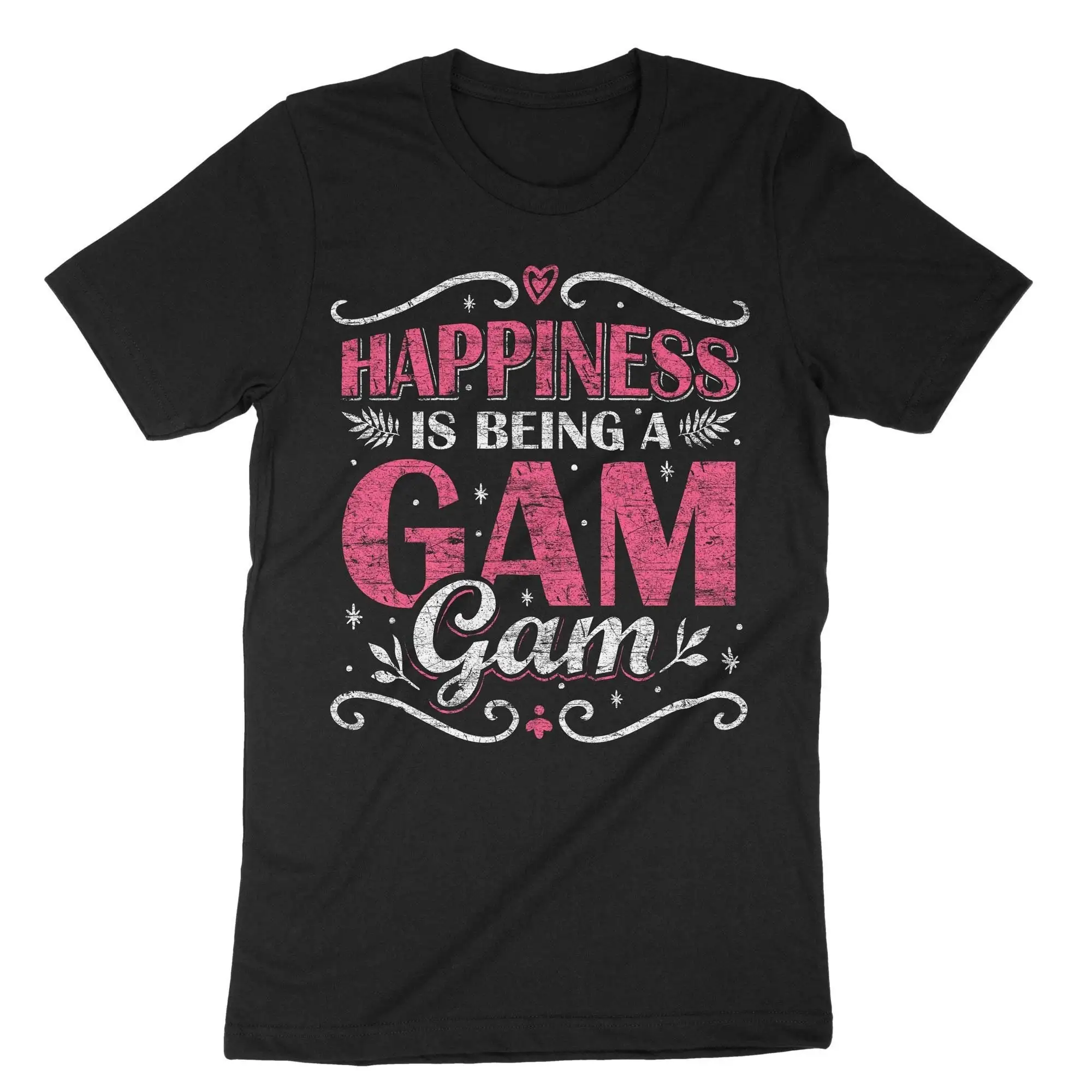 Happiness Is Being A Gam T Shirt Grandmother Grandma Mother's Day Grandmom Grandmama