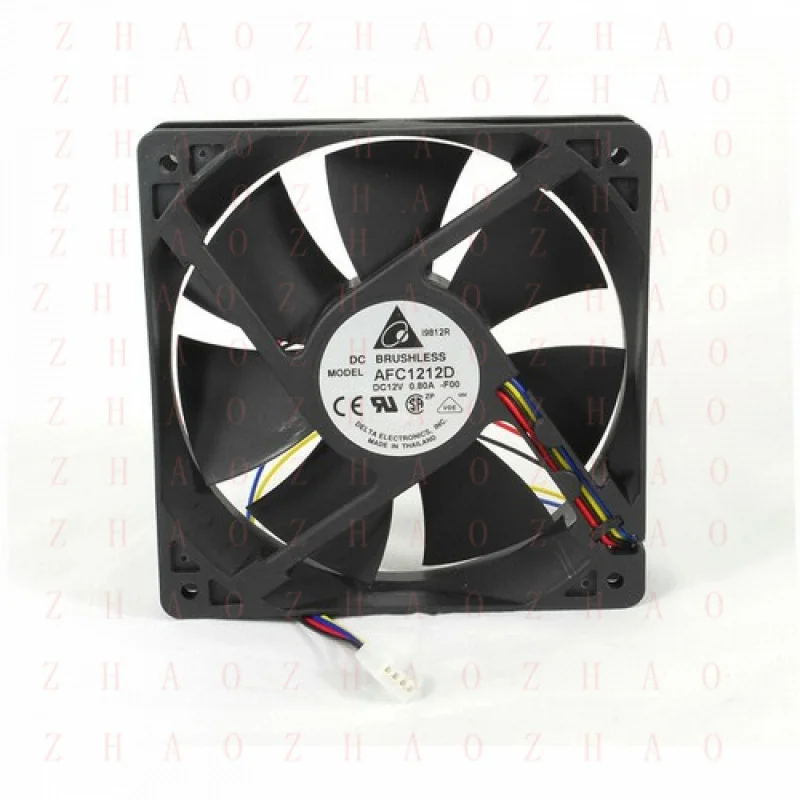 L+ FOR Delta Electronics AFC1212D PWM High Speed Cooling fan 120x120x25mm BRUSHLESS CFM