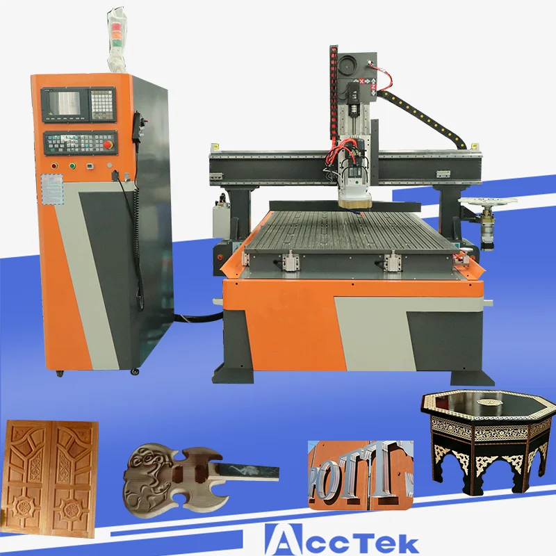 3D 4D 5D Tupia Eletrica Madeira CNC Router Kit Wood Processing Machines With 8/12pcs Auto Tool Changers