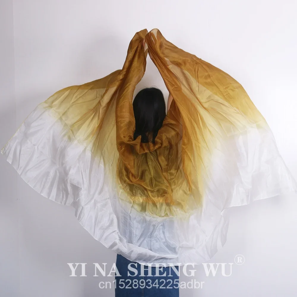 New Belly Dance Silk Veil 100% Real Silk Belly Dance Accessory Hand Scarf Shawls Belly Dancer Performance Prop Can Be Customized