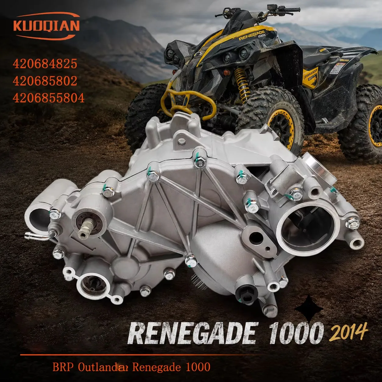 GearBox  420684825 420685804 For BRP CAN * AM 1000 XT 12 Transmission Renegade Out* lander 1000CC