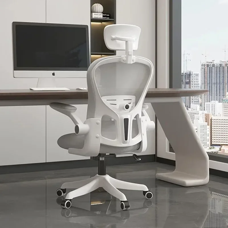 Ondersteuning Casters Kantoorstoel Meisje Ontwerp Roze Mobiele Bureaustoel Comfortabele Pluizige Salon Chaise De Bureau Kantoormeubilair