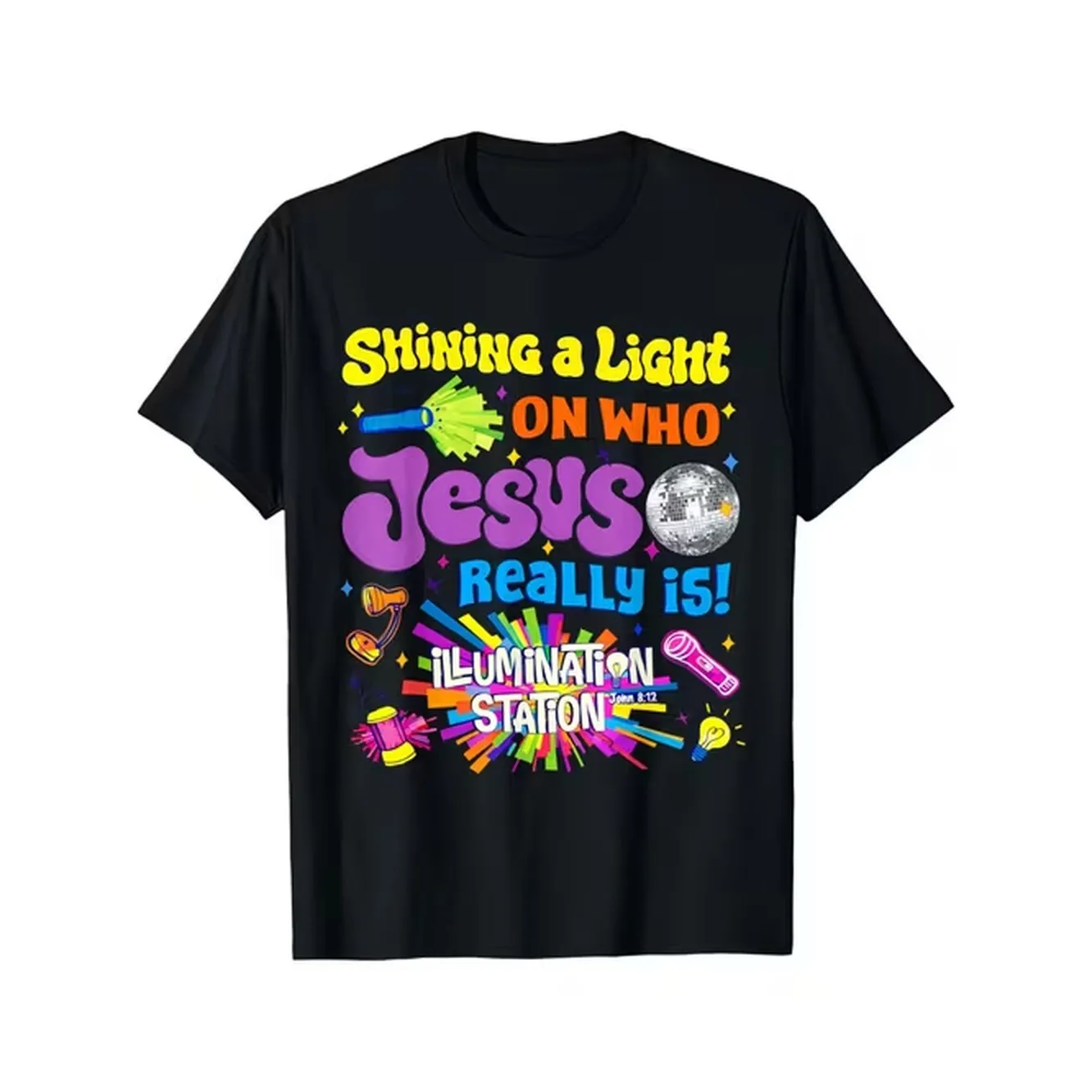 Station Vbs 2026 Vacation Bible School T Shirt For Men Casual Short Sleeve Crew Neck Tee Super Soft Summer Tee Graduation Season Fathers Day Gift Mothers Day Gifts For Men Women Couple And Friend