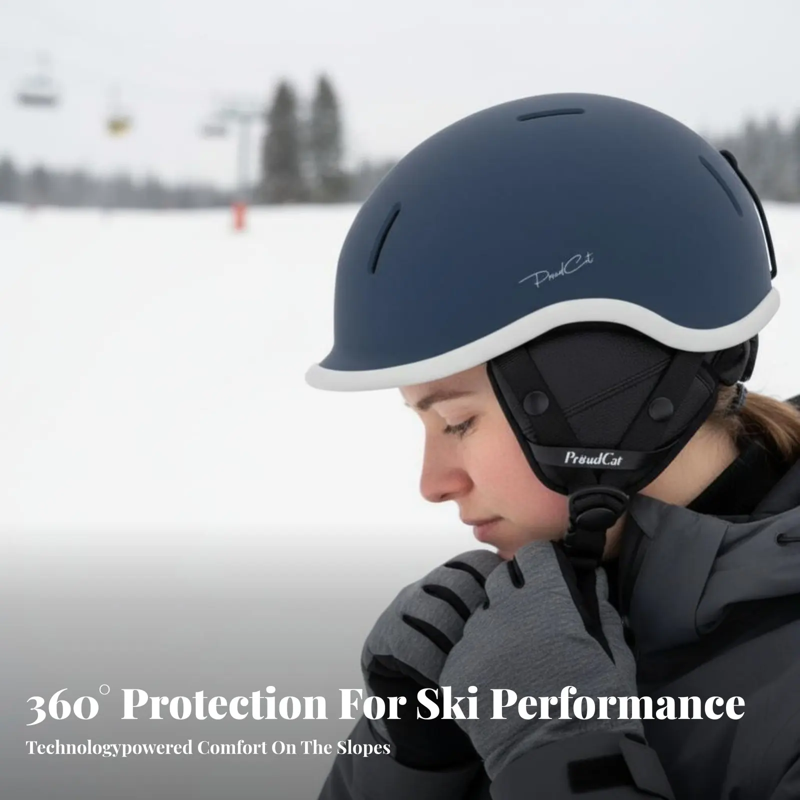 

Winter Helmet, Unisex Ski Helmet, Professional Dual Board, Warm, Breathable, Removable, Protective Gear
