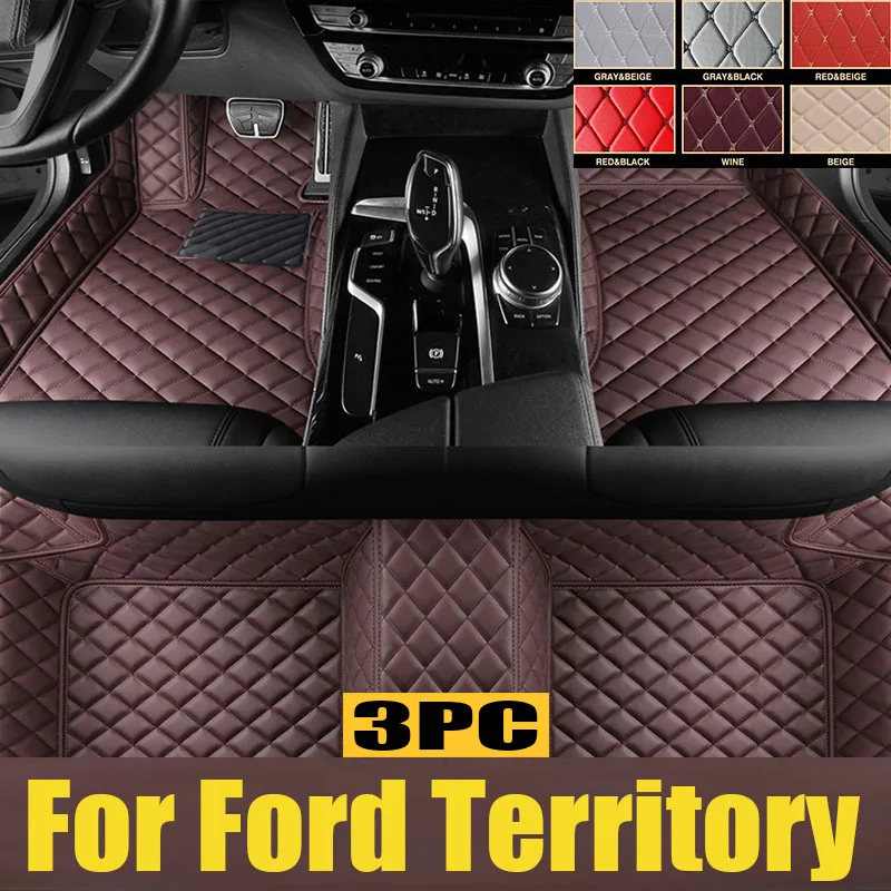 

Car Floor Mats For Ford Territory 2019 2020 2021 2022 2023 Auto Foot Pads Carpets Covers Products trunk mat Interior Parts